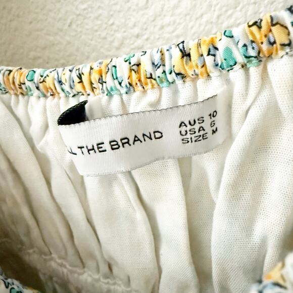 FAITHFULL THE BRAND x REVOLVE | Sylvie Dress Sabinosa Floral Yellow | Size 6 - Picture 5 of 9